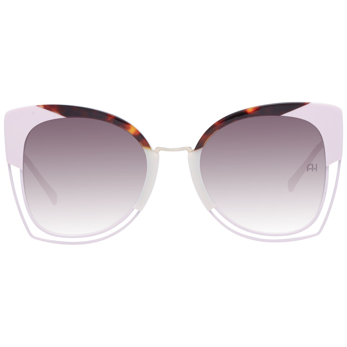 Elegante Cat-Eye-Sonnenbrille im Lagen-Look