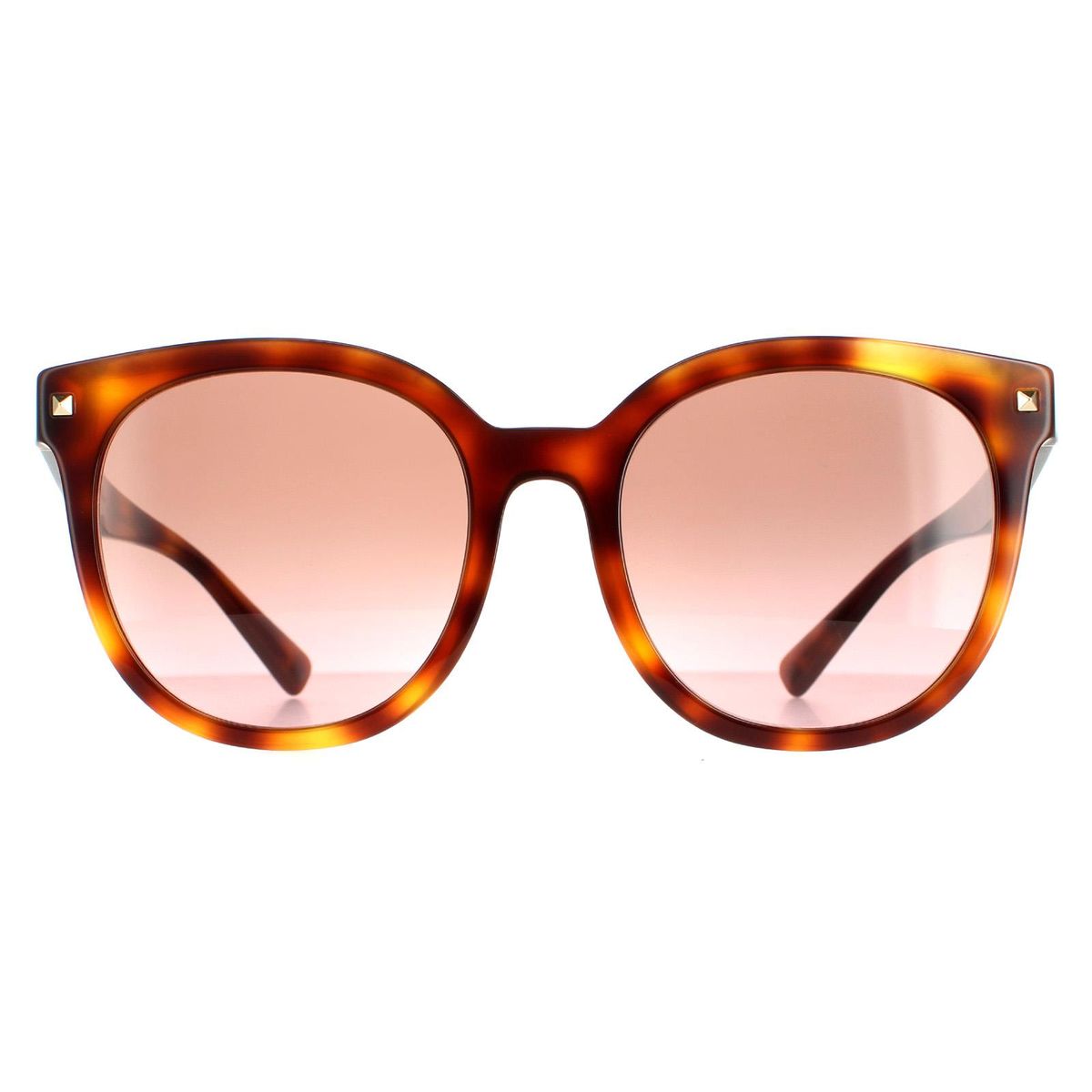 Runde Übergroße Sonnenbrille mit Hornoptik