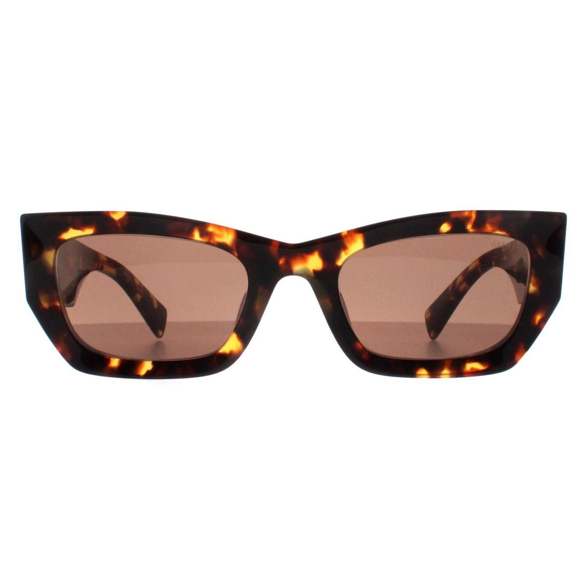 Markante rechteckige Sonnenbrille in Hornoptik