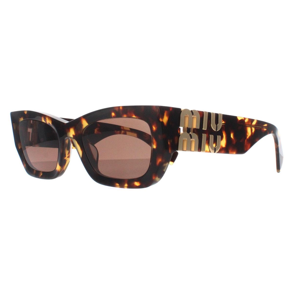 Markante rechteckige Sonnenbrille in Hornoptik