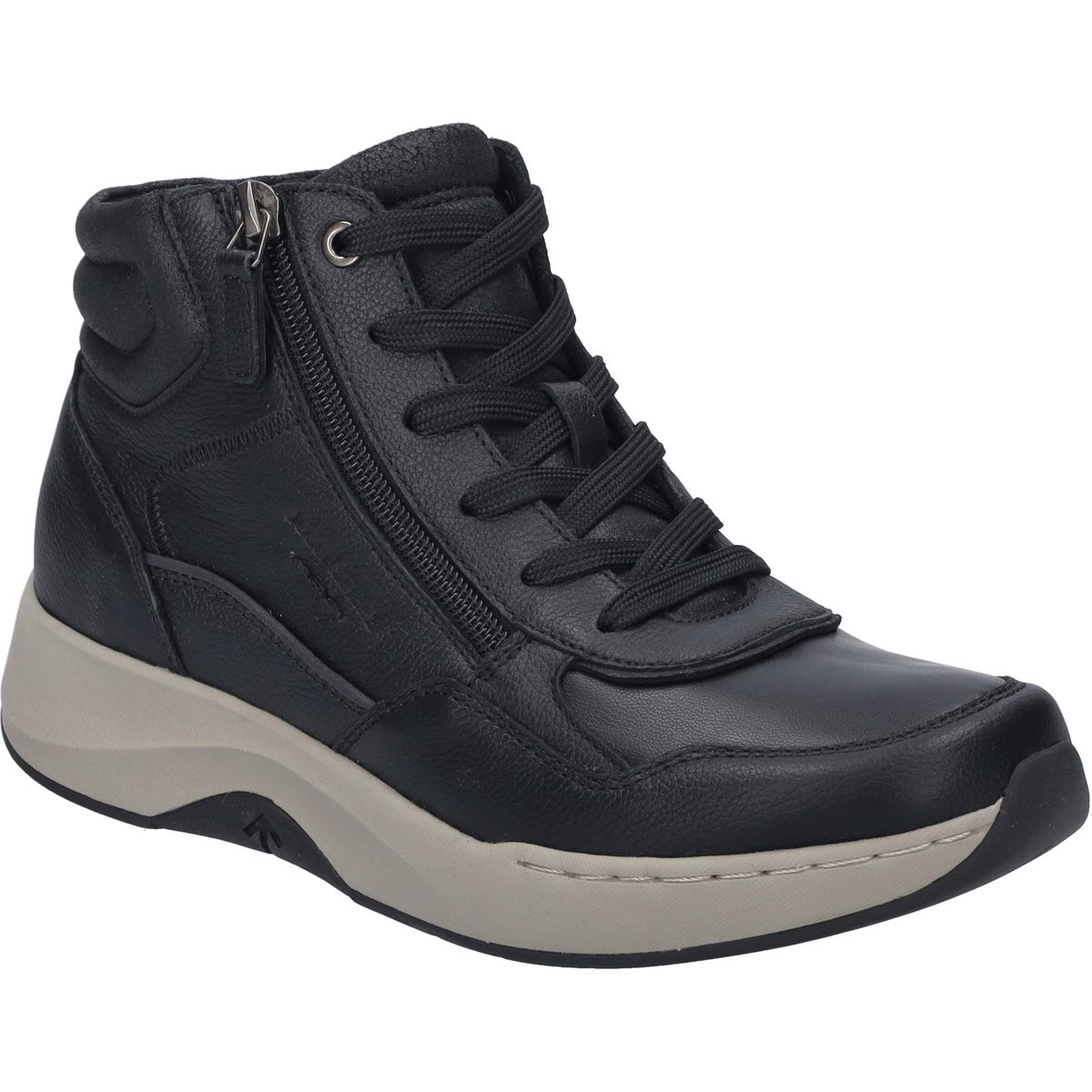 Hochwertiger High-Top Leder-Sneaker