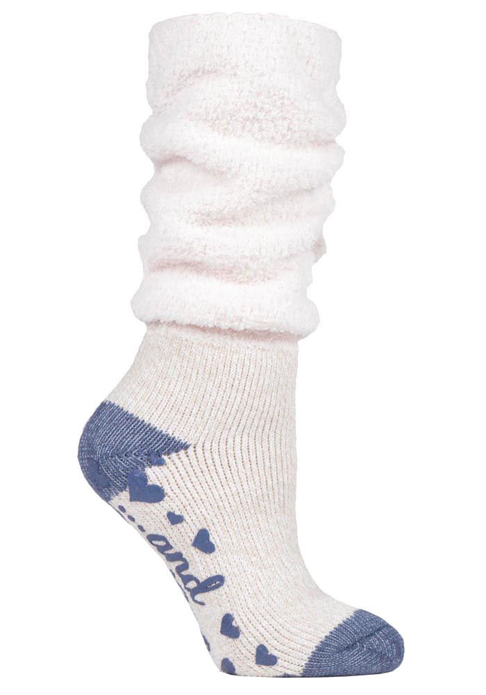 Plüschige Thermo-Socken mit Slouch-Schaft