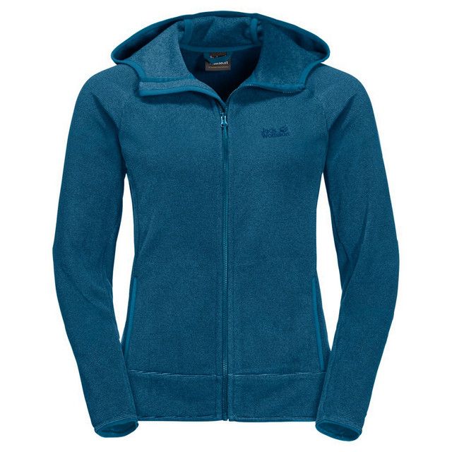 Leichte Fleecejacke mit Kapuze