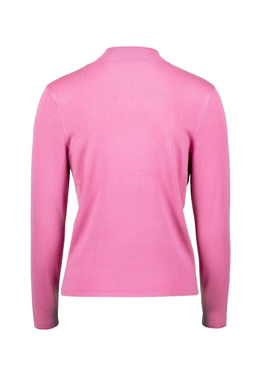 Feinstrick-Pullover mit Stehkragen