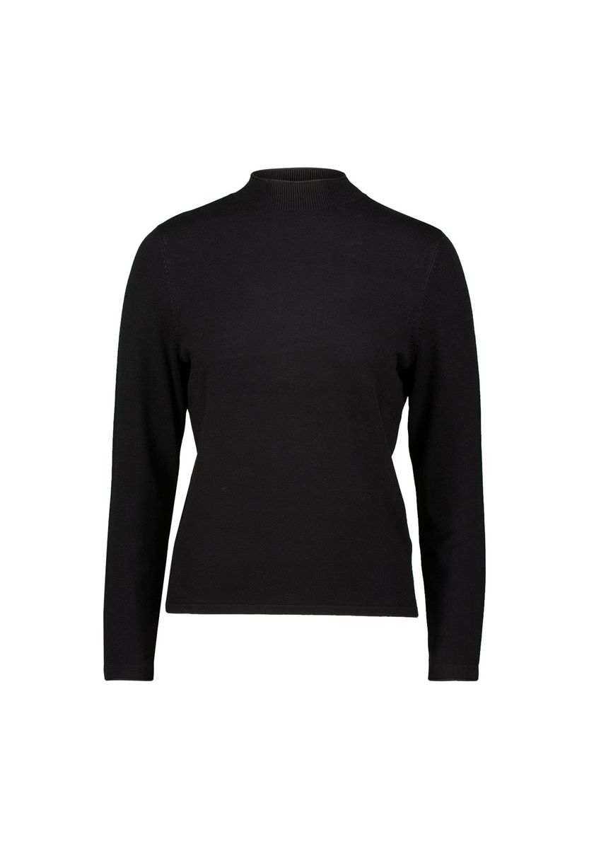 Feinstrickpullover mit Stehkragen