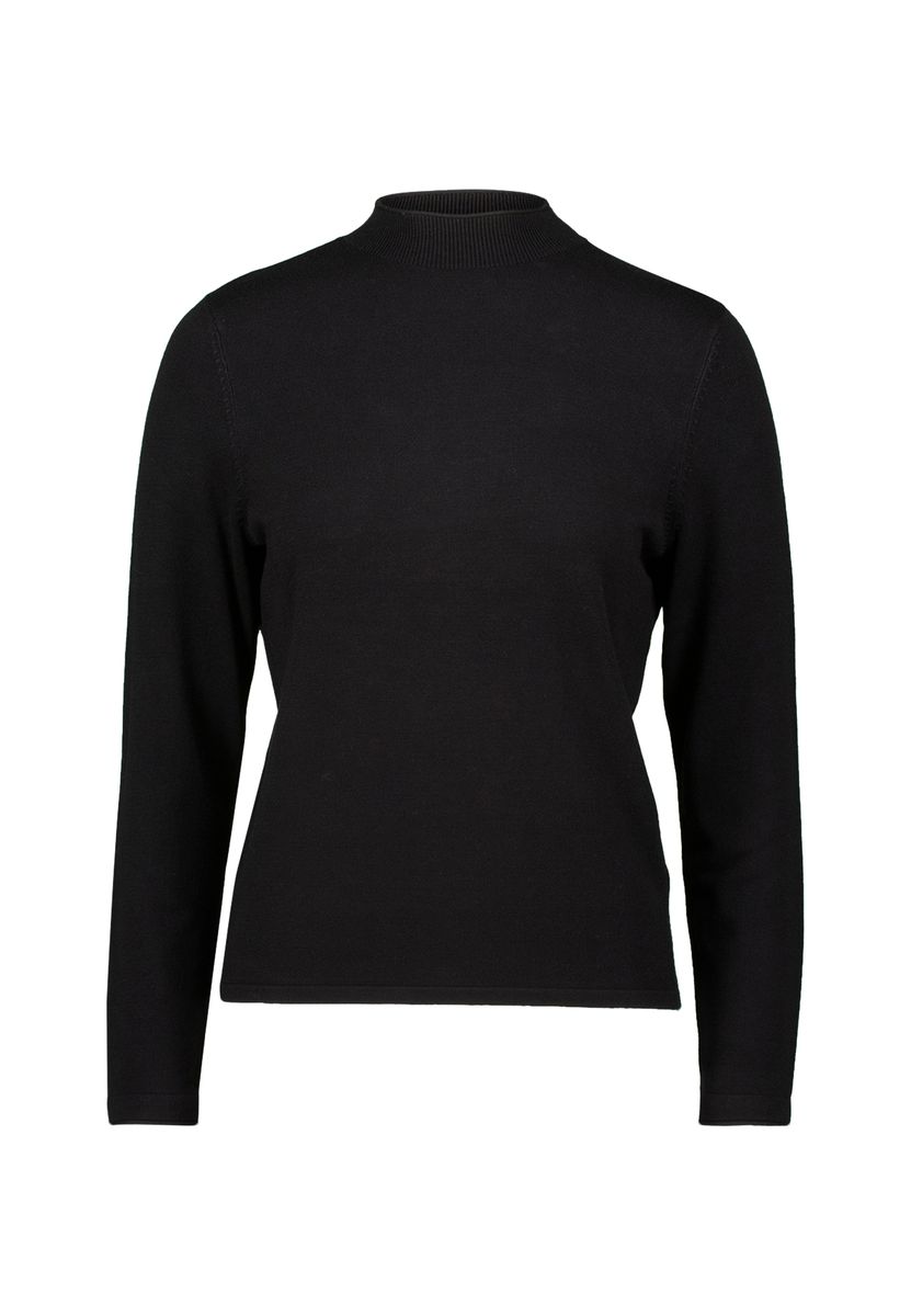 Feinstrickpullover mit Stehkragen