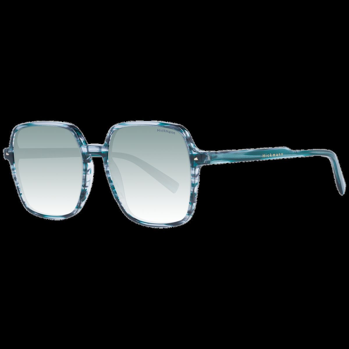Übergroße quadratische marmorierte Sonnenbrille