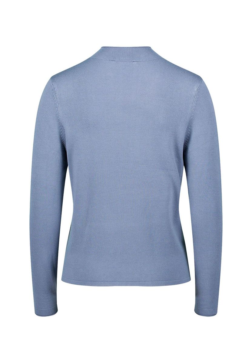 Feinstrickpullover mit hohem Kragen