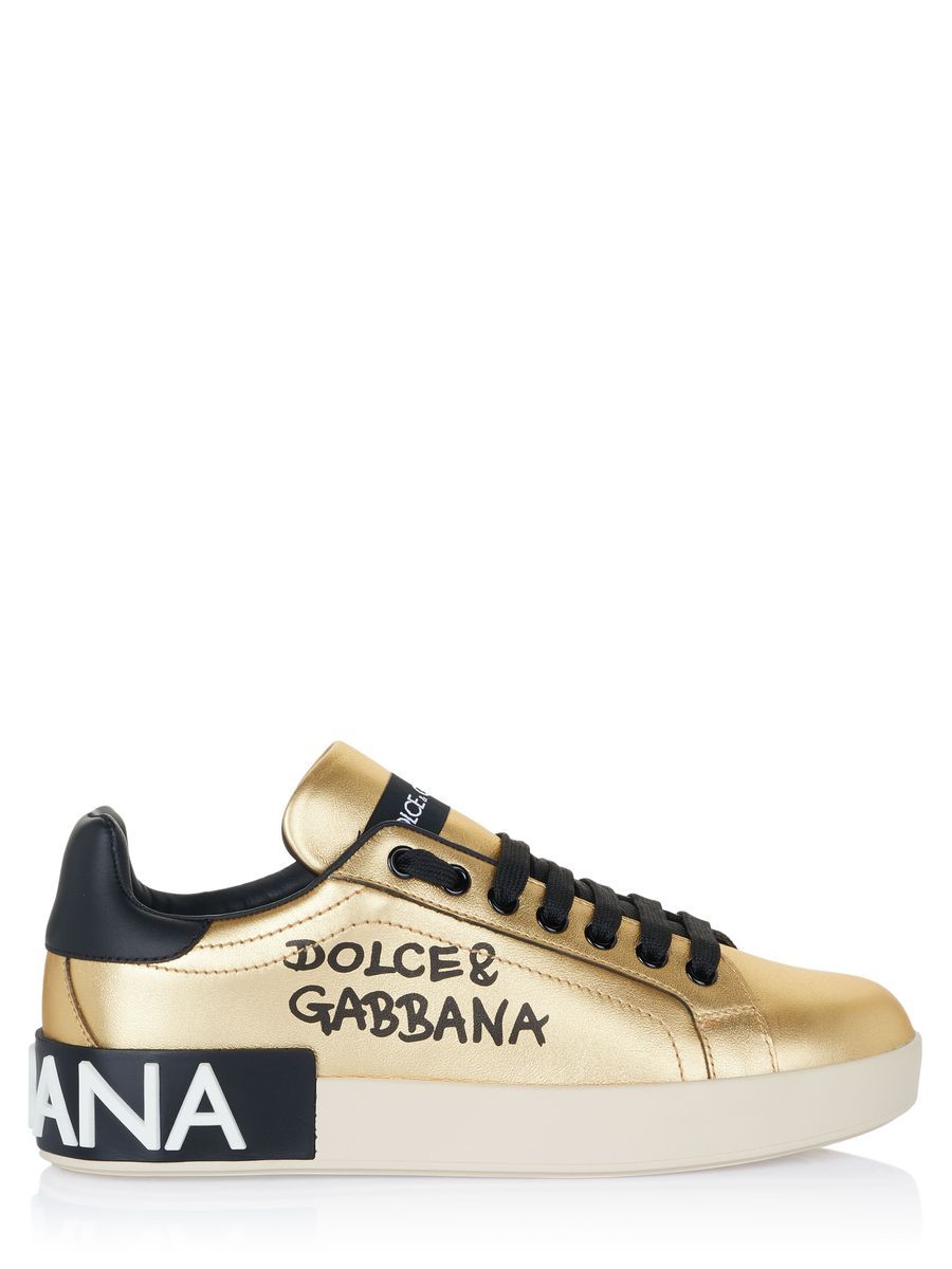 Portofino Classica Metallic-Leder-Sneaker