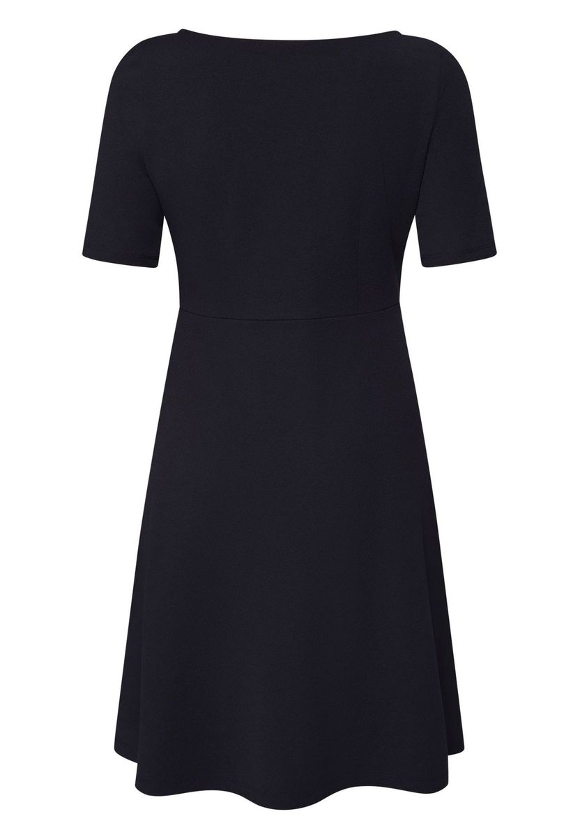 Elegantes Kurzarmkleid mit Gürtel