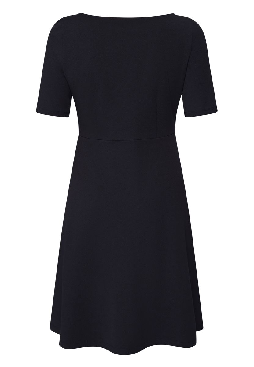 Elegantes Kurzarmkleid mit Gürtel