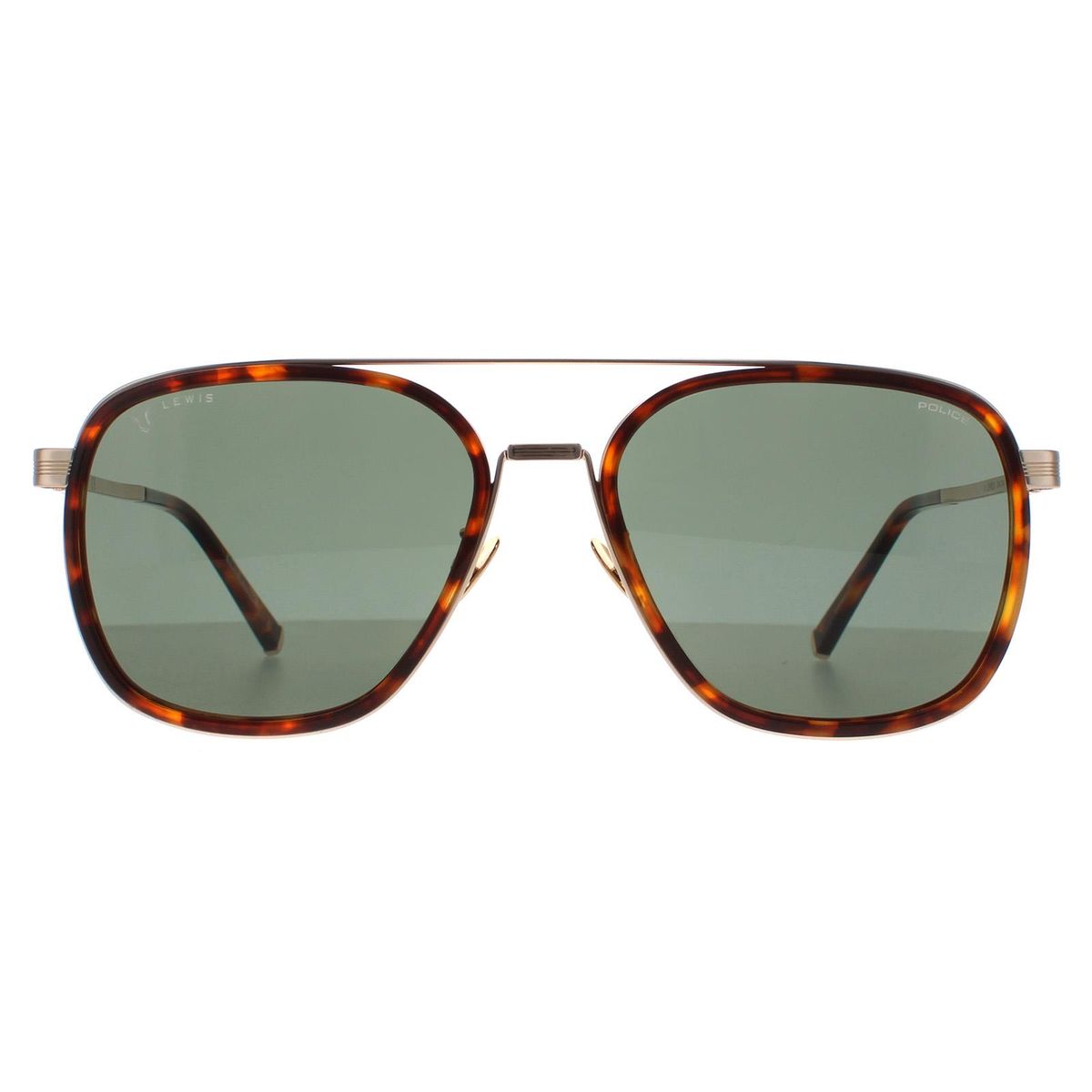 Moderne Pilotenbrille in Havanna-Optik