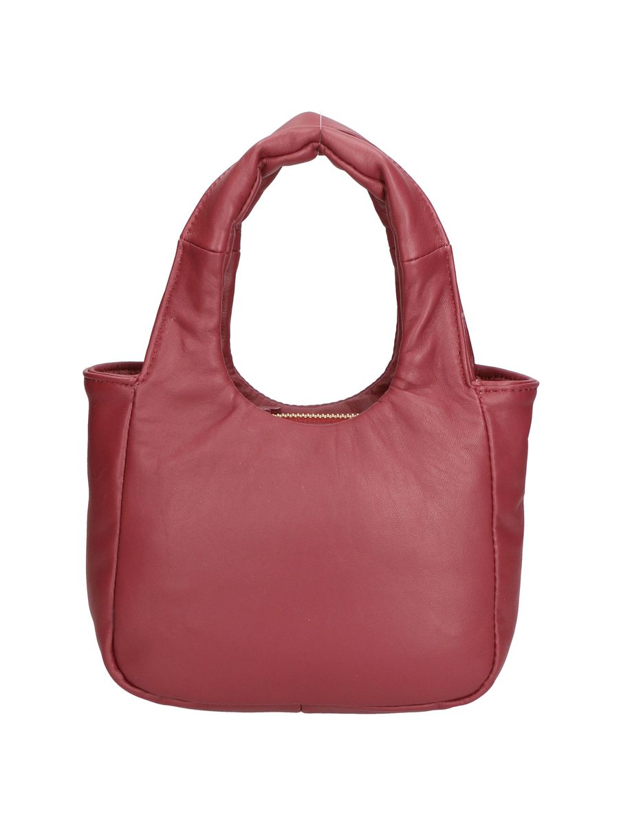 Geschmeidige Puffy-Handtasche aus Nappaleder