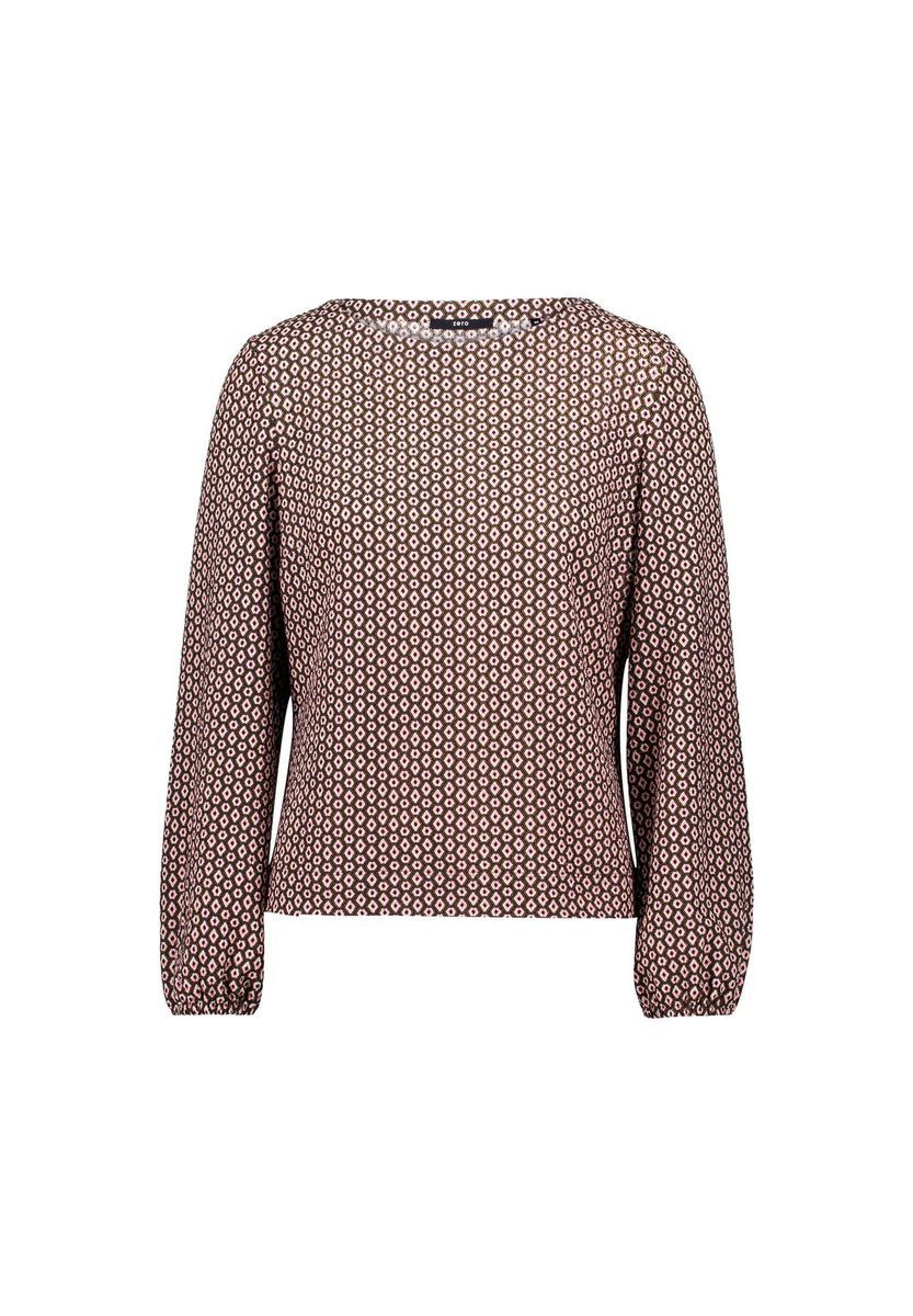Bluse mit geometrischem Print