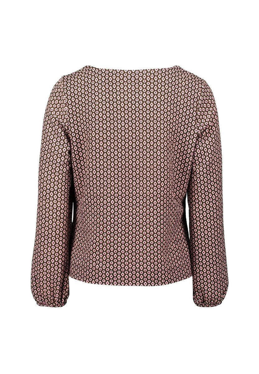 Bluse mit geometrischem Print