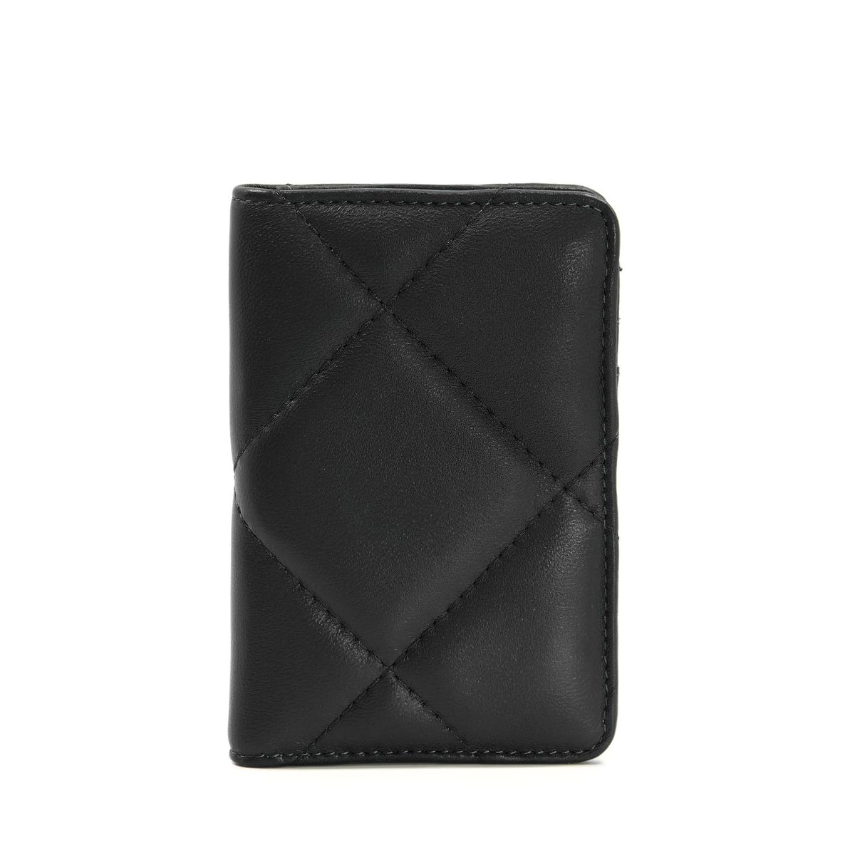 Gestepptes Bifold-Portemonnaie aus Leder