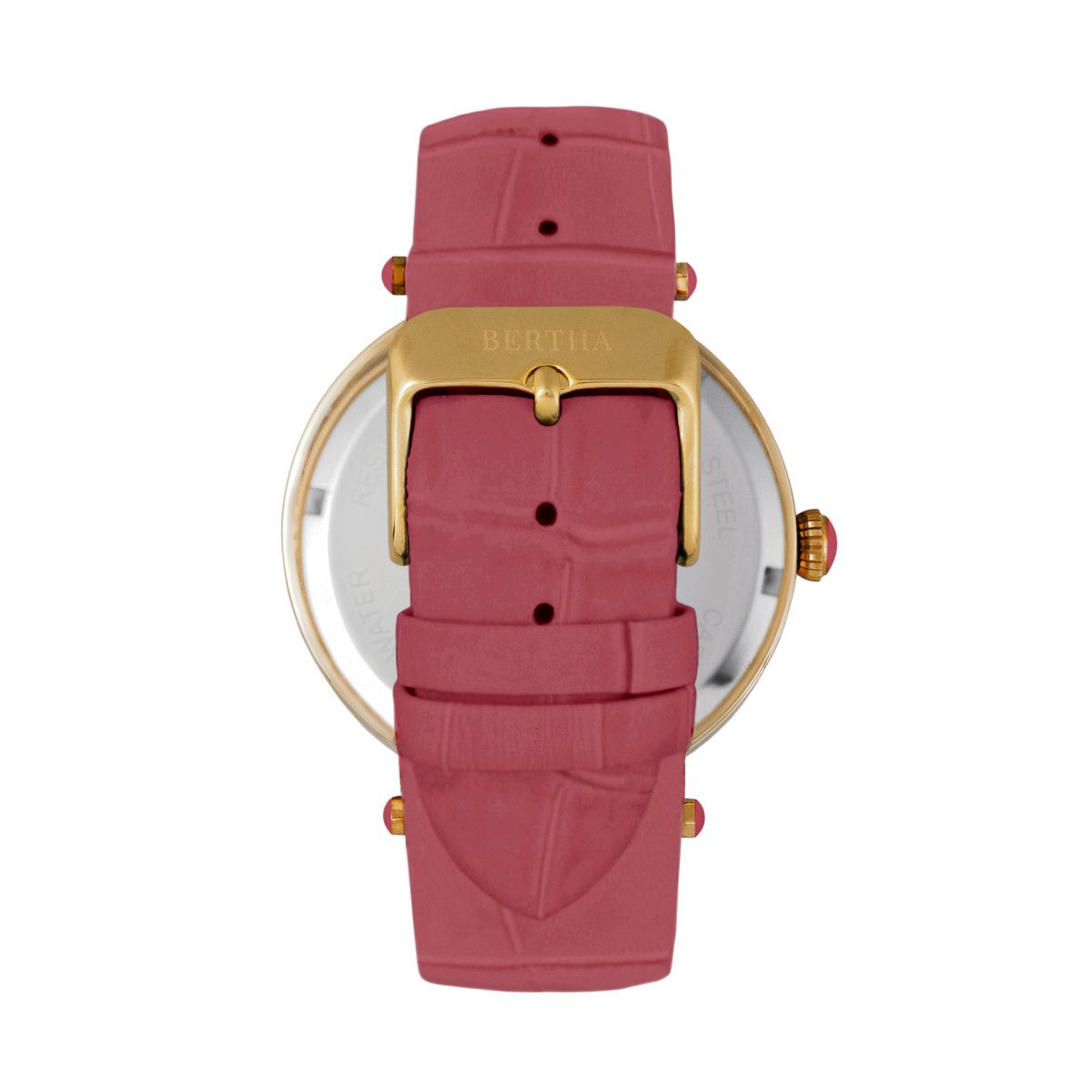 Armbanduhr mit Chamäleon-Gravur aus Perlmutt