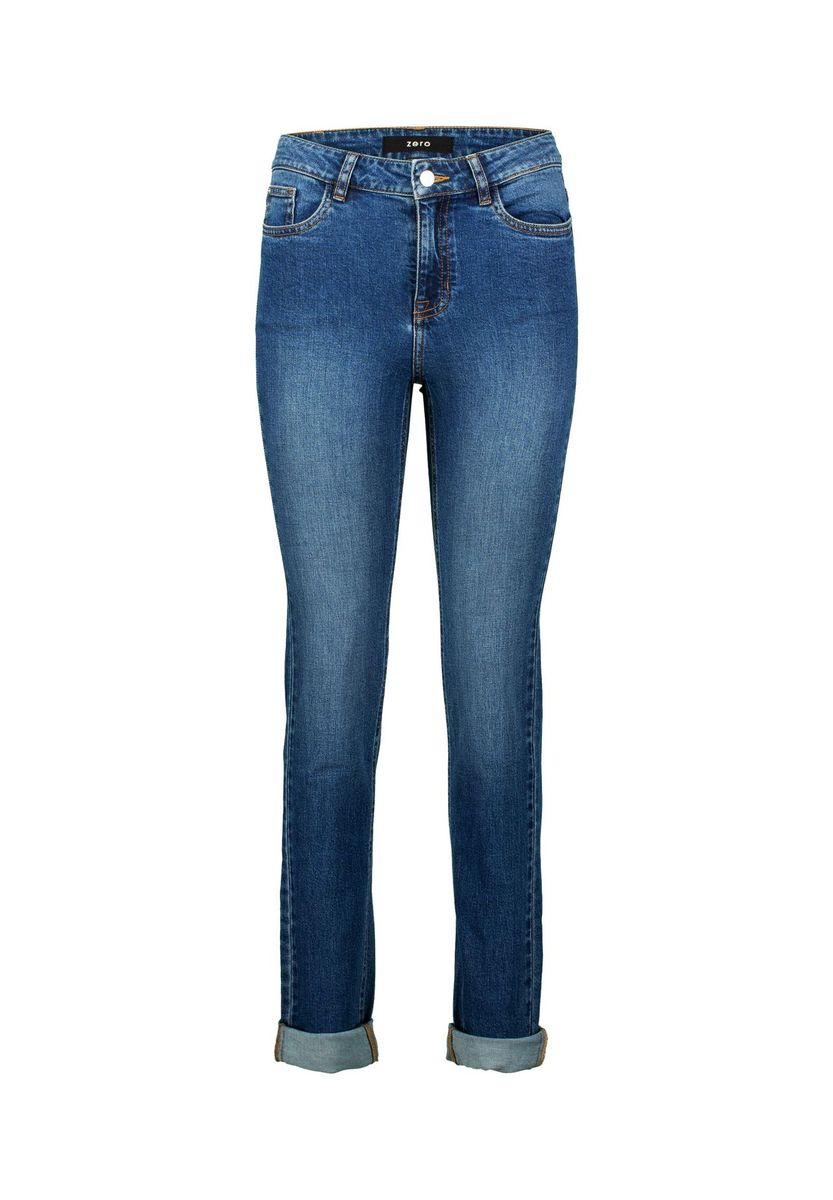 Klassische Straight Leg Denim-Jeans