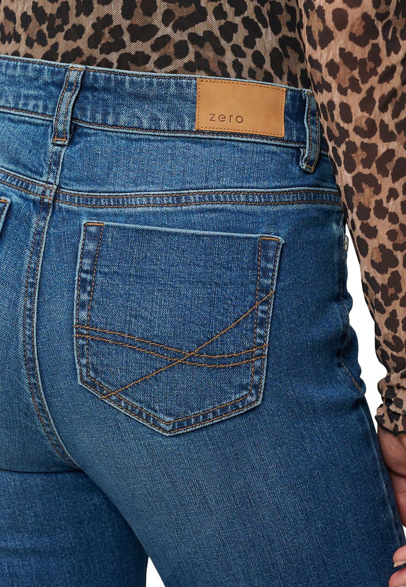 Klassische Straight Leg Denim-Jeans