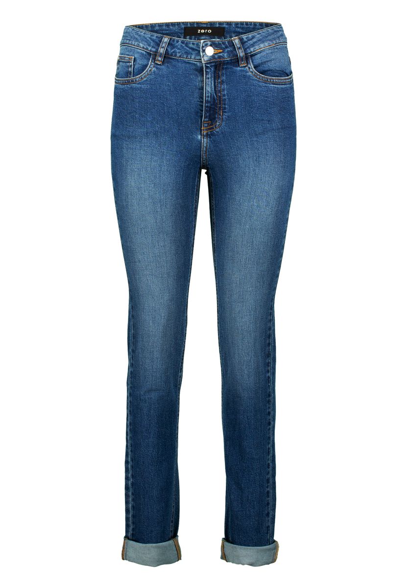 Klassische Straight Leg Denim-Jeans