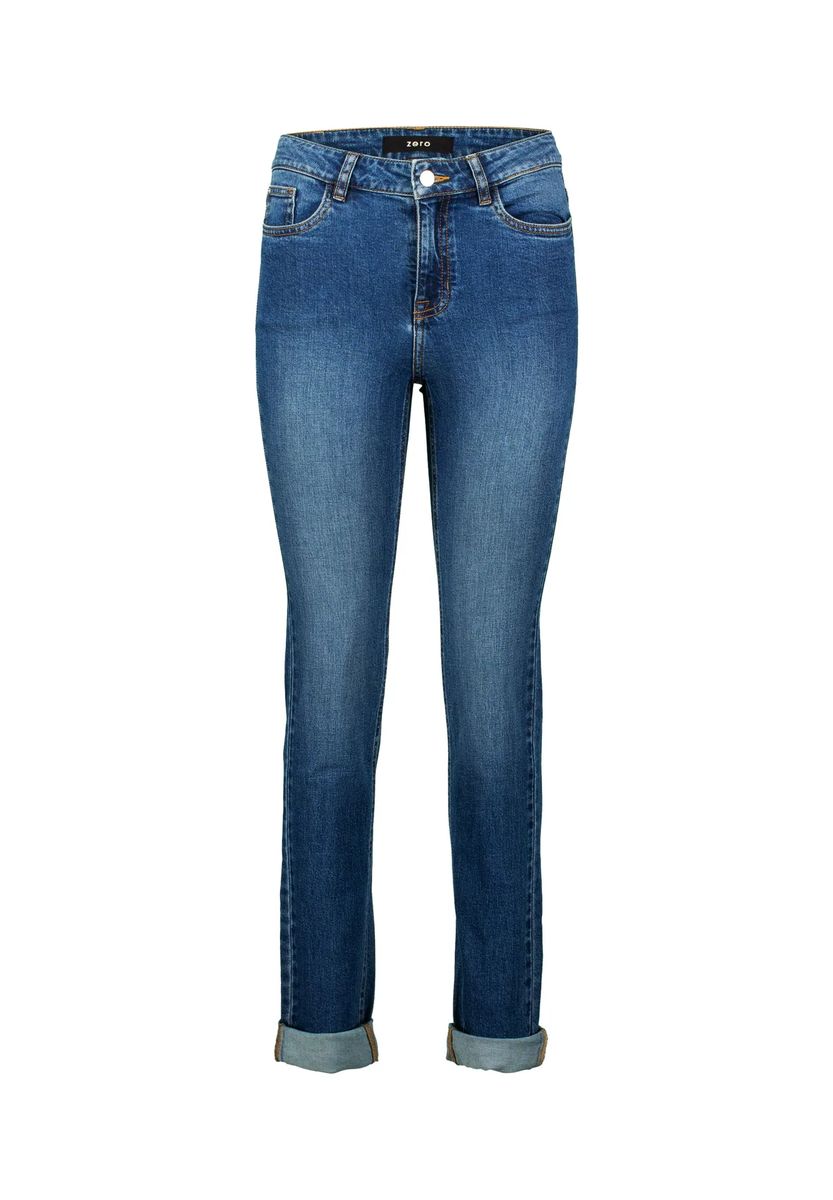 Klassische Straight Leg Denim-Jeans