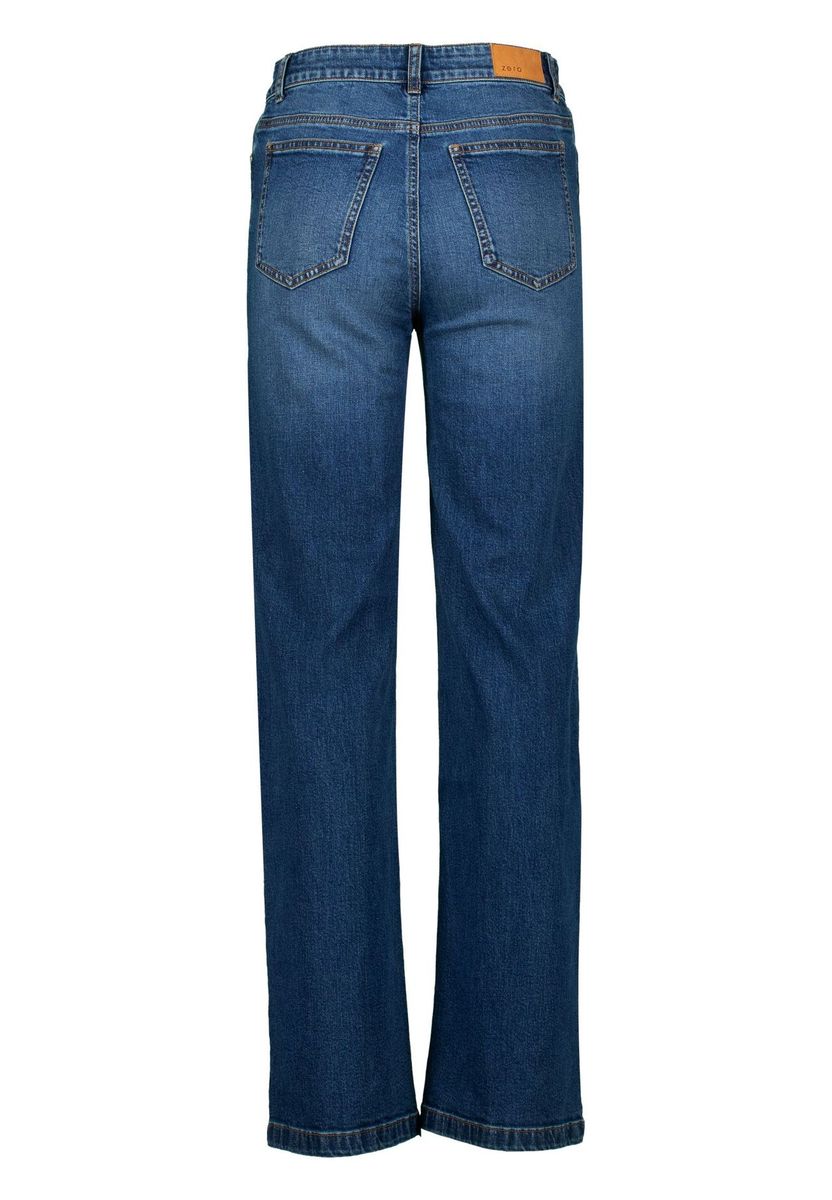 High-Waist Jeans mit weitem Bein