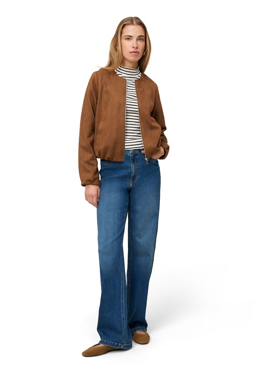High-Waist Jeans mit weitem Bein