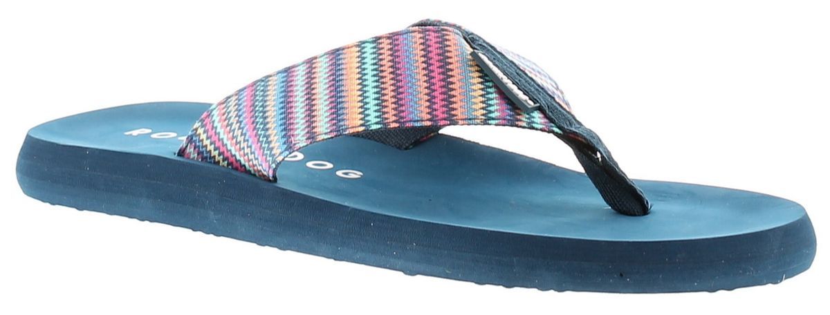 Flip-Flops mit bunt gewebtem Riemen