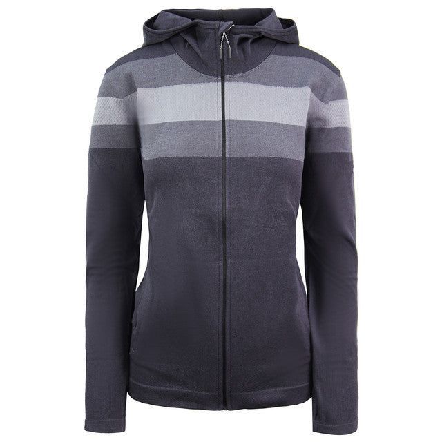 Nahtlose Trainingsjacke mit Kapuze