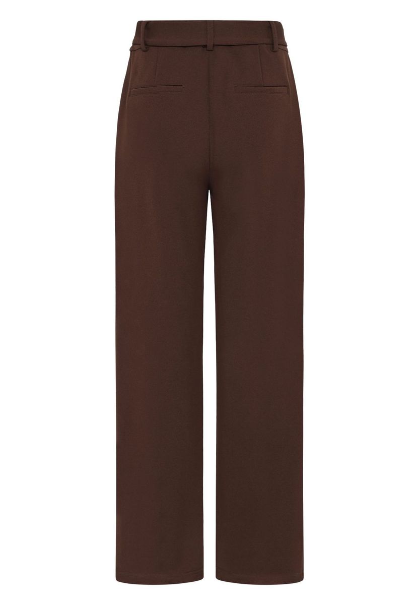 Weite Hose mit Bindegürtel