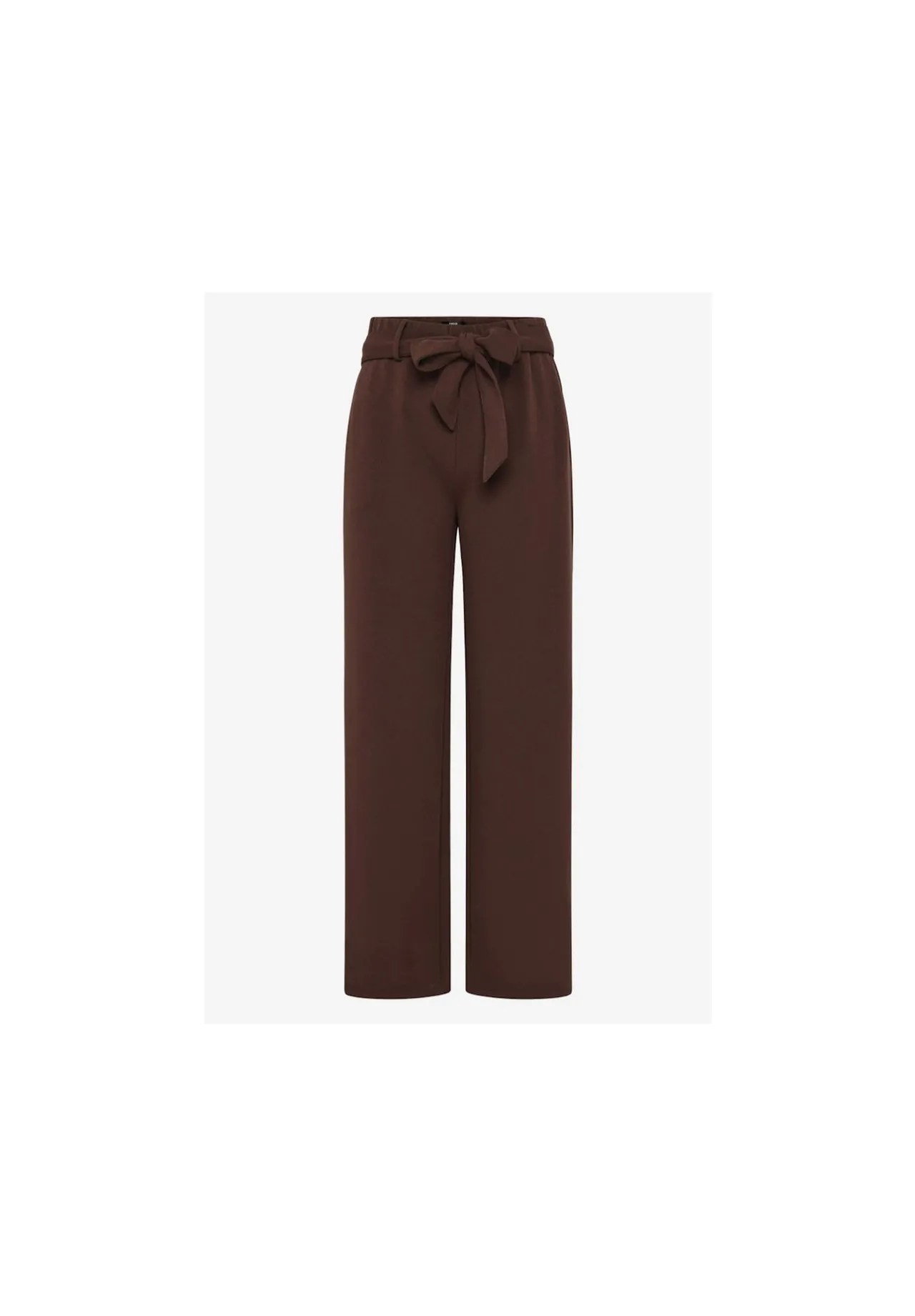Weite Hose mit Bindegürtel