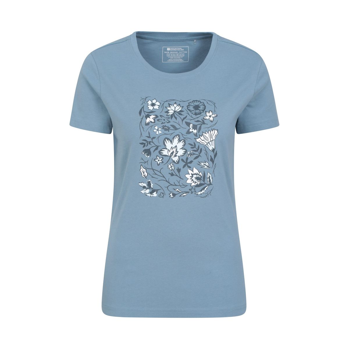 Bio-T-Shirt mit floralem Paisley-Muster