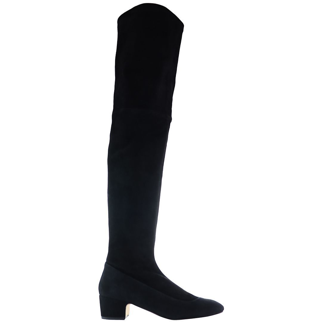 Elegante Overknee-Stiefel aus Wildleder
