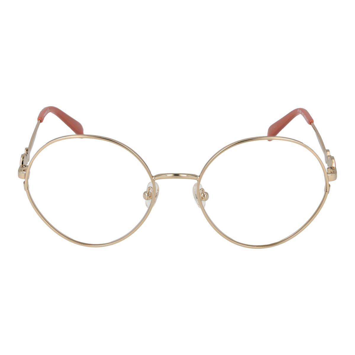 Runde Metallbrille mit Akzenten