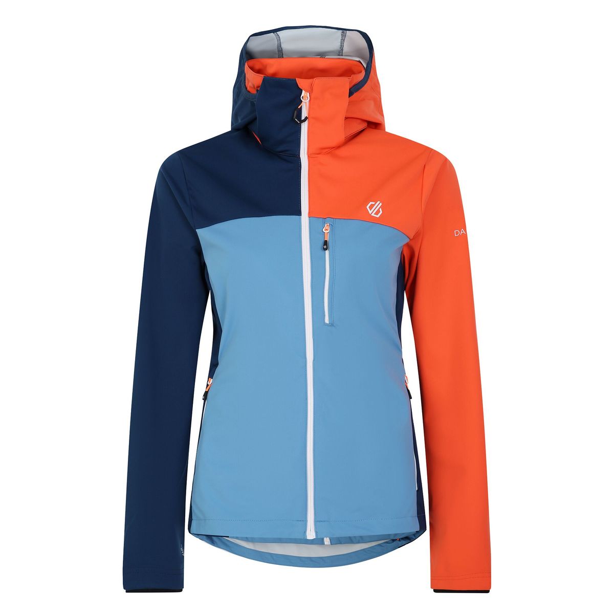 Technische Softshelljacke im Color-Block-Design