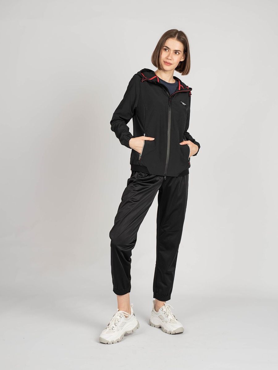 Wasserdichte Performance-Windjacke mit Kapuze