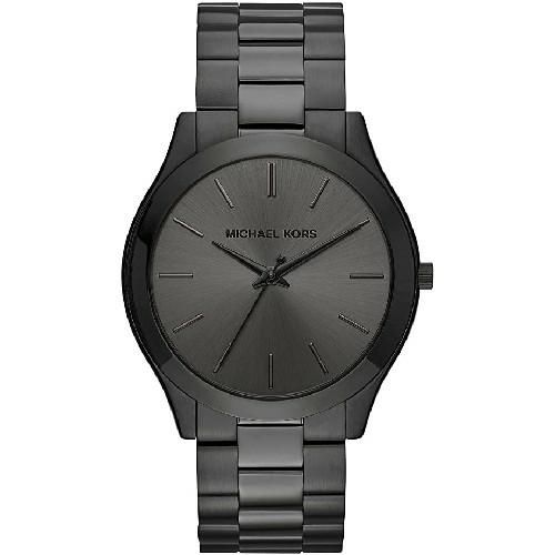 Schlichte matte monochrome Armbanduhr