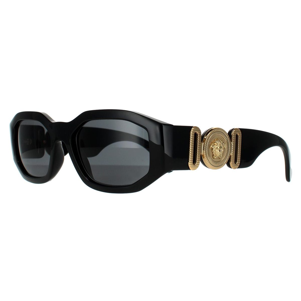 Ikonische rechteckige Sonnenbrille mit Medusa