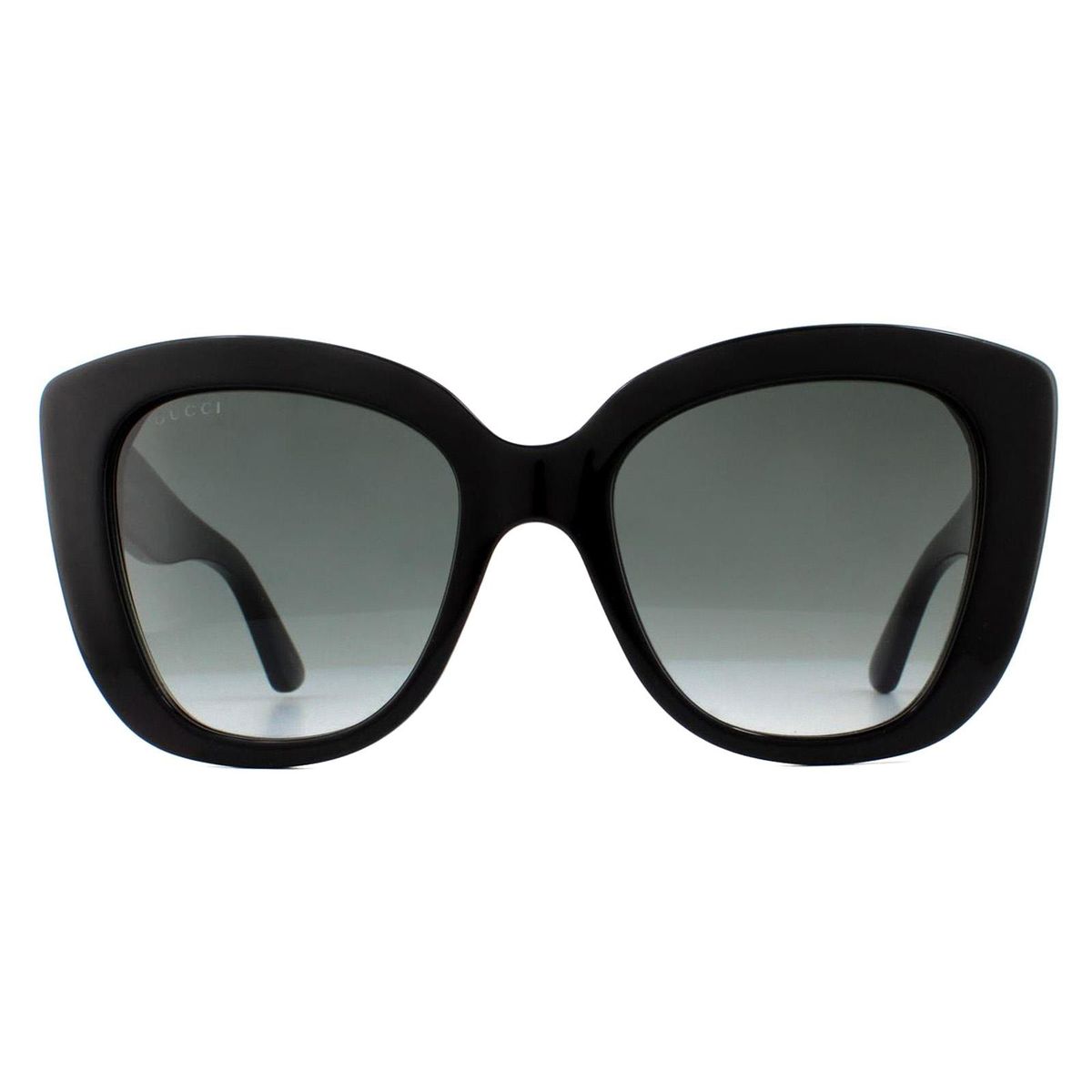 Übergroße Cat-Eye-Sonnenbrille mit Logo