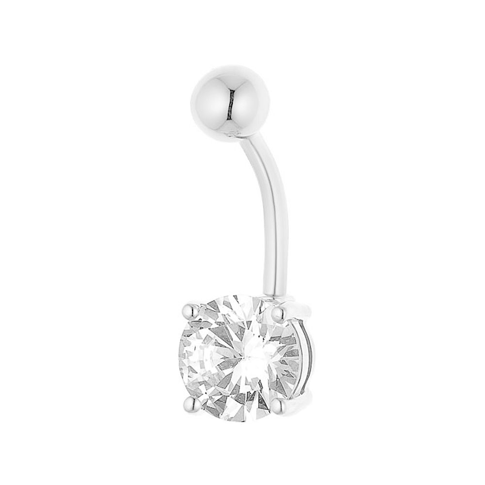 Elegantes Solitär-Bananen-Piercing