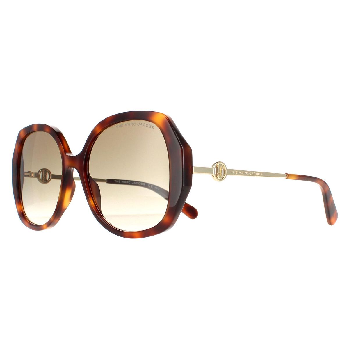 Übergroße Schmetterlings-Sonnenbrille mit Farbverlauf
