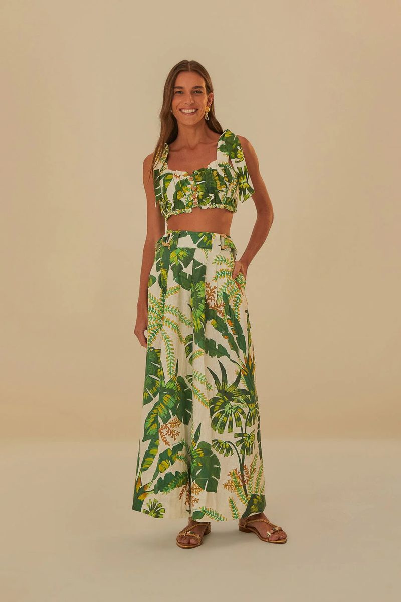 Weite Hose Tropical Forest