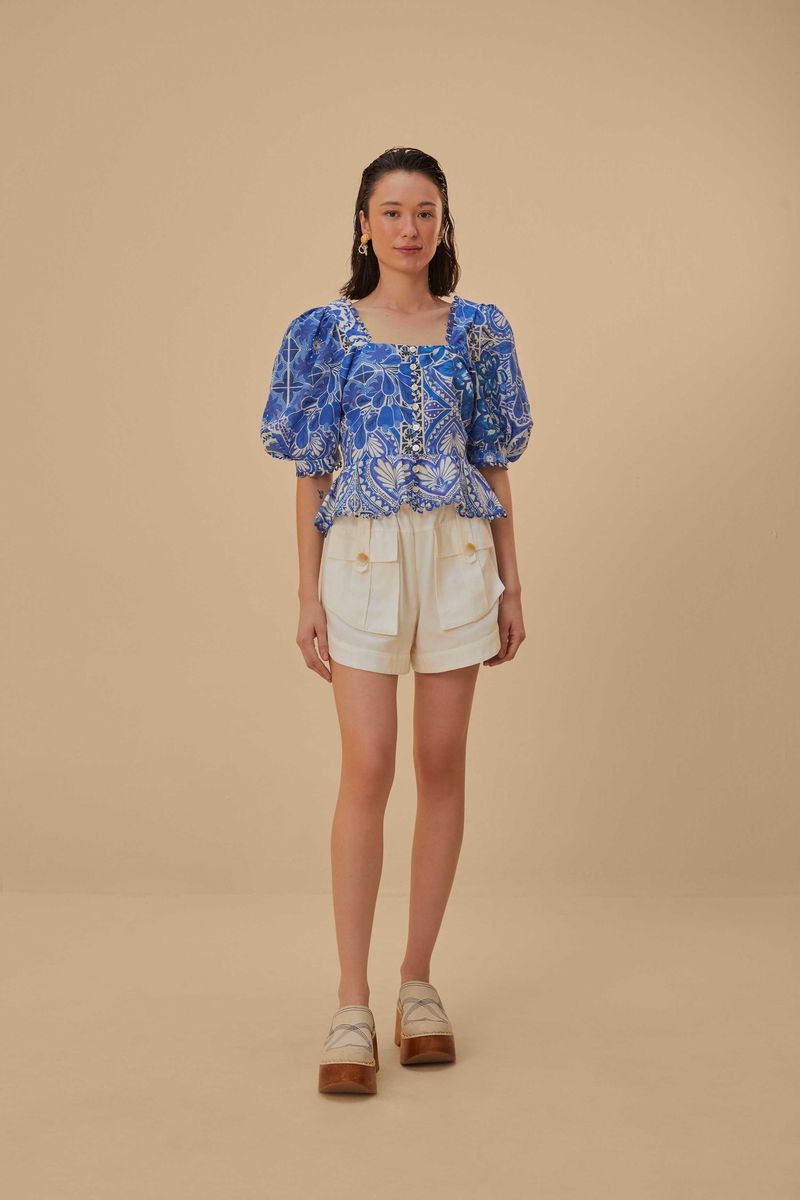 Utility-Cargo-Shorts mit Taschen