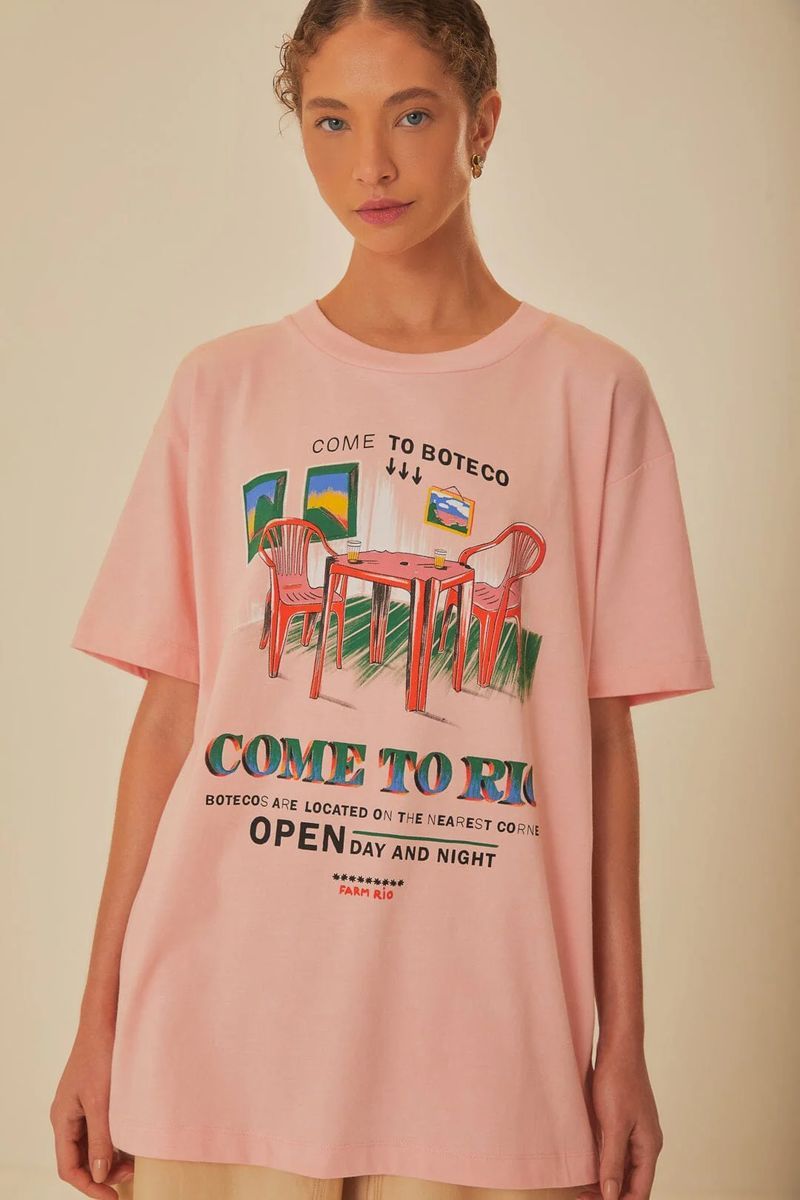 Bio-Baumwoll-T-Shirt mit Boteco-Grafik