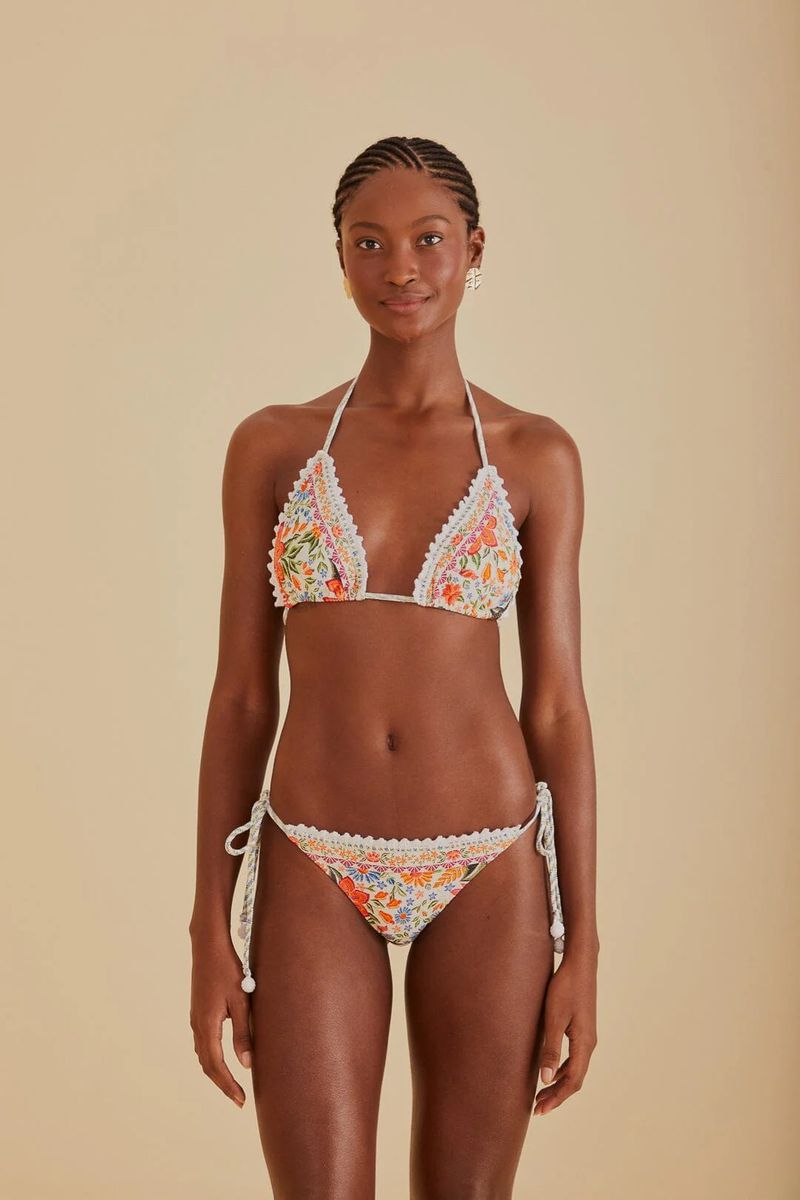 Bloom Garden Bikinihose zum Binden