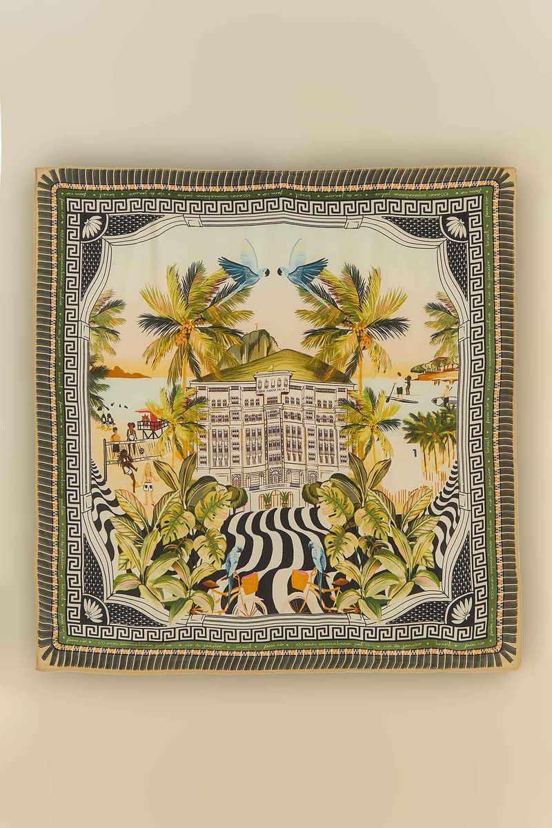 Copacabana Palace Jubiläums-Print-Schal