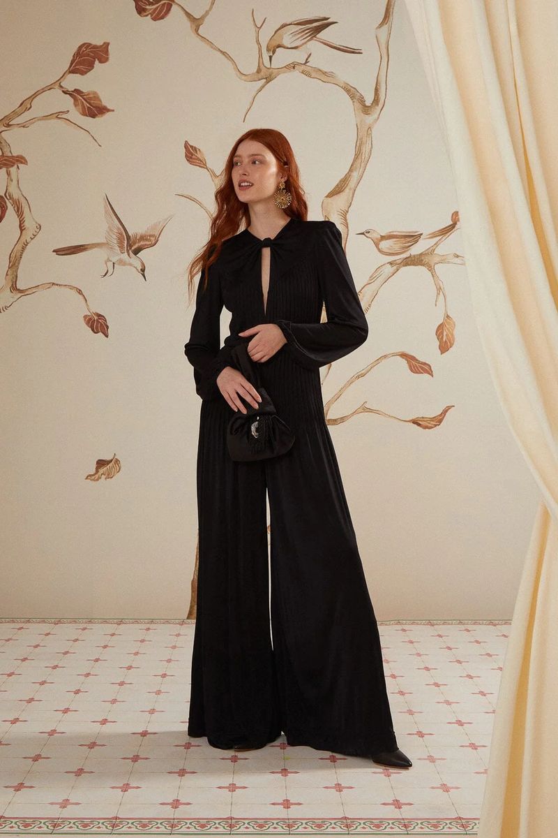 Eleganter Jumpsuit mit weitem Bein