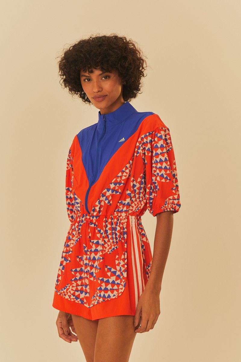 Romper mit Psychedelic-Print