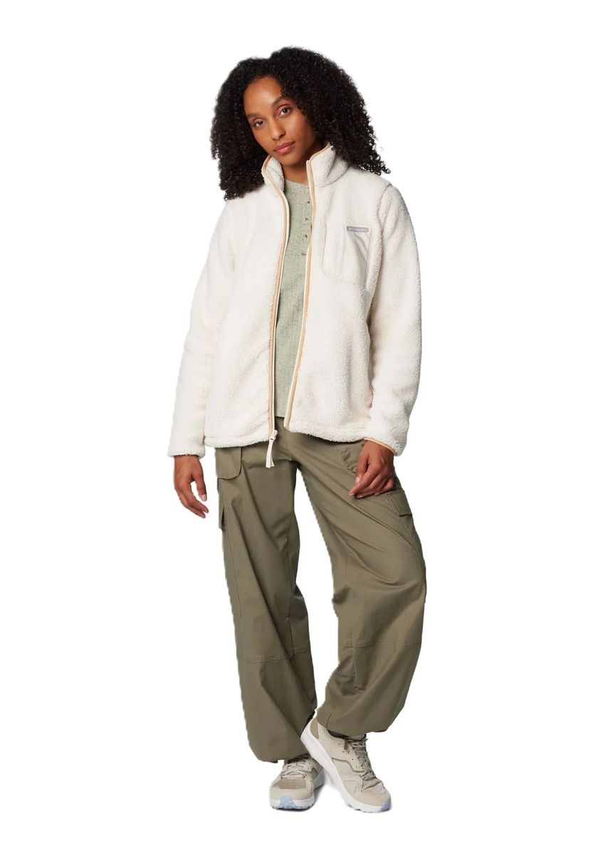 Kuschelige Fleecejacke mit Stehkragen