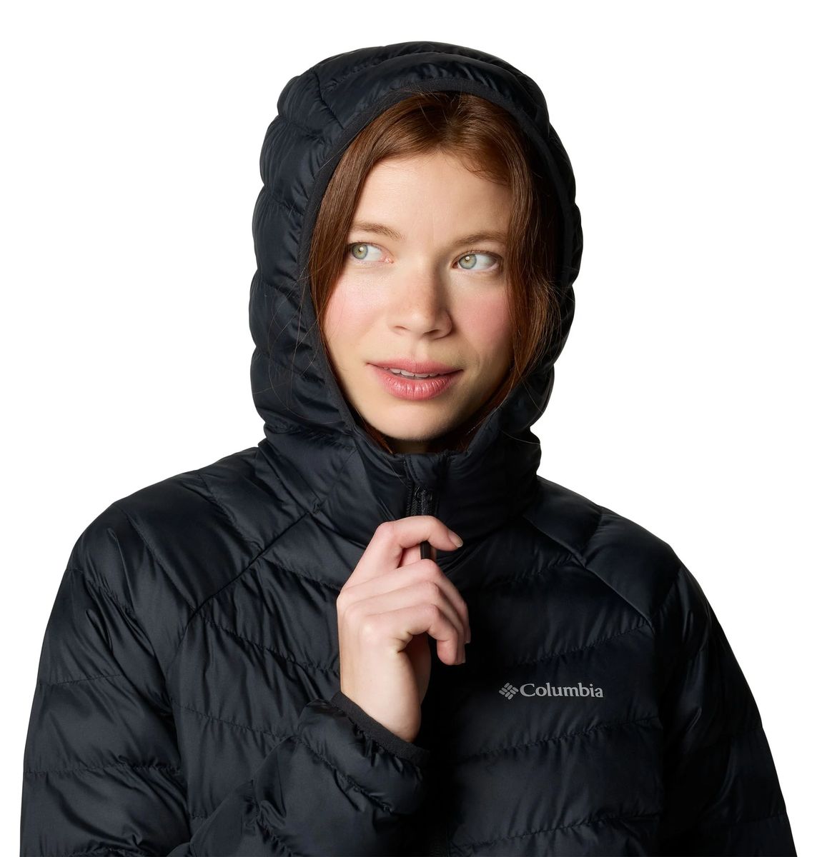 Leichte isolierte Kapuzen-Steppjacke